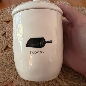 Small Rae Dunn “Scoop” Canister
